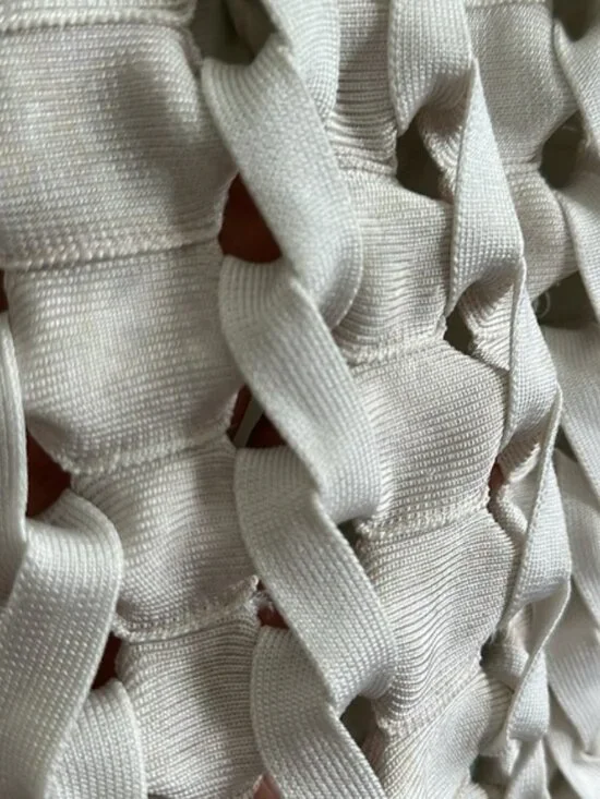 Herve Leger Cream Mini Dress - Picture 10 of 14